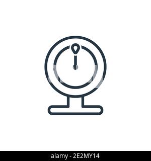 Symbol für den Umriss des Drehrads. Dünne Linie schwarz Spinnrad Symbol, flache Vektor einfache Element Illustration von editierbaren Entertainment-Konzept i Stock Vektor