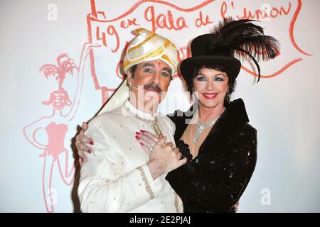 Bernard Le Coq und Anny Duperey nahmen an der 49. Gala de l'Union des Artistes Teil, die am 29. März 2010 im Cirque d'Hiver Bouglione in Paris, Frankreich, stattfand. Foto Thierry Orban/ABACAPRESS.COM Stockfoto