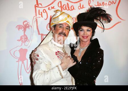 Bernard Le Coq und Anny Duperey nahmen an der 49. Gala de l'Union des Artistes Teil, die am 29. März 2010 im Cirque d'Hiver Bouglione in Paris, Frankreich, stattfand. Foto Thierry Orban/ABACAPRESS.COM Stockfoto