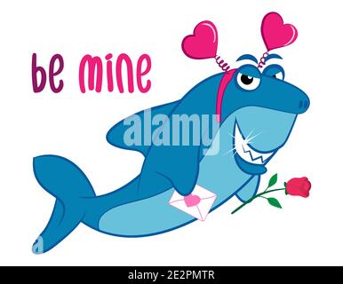 Be Mine Valentine - T-Shirts, Hoodie, Tank, Geschenke. Vektorgrafik Illustration Text für Valentinstag. Inspirierende Angebotskarte, Einladung. Liebe Kalligraphie Stock Vektor