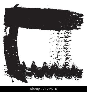 Pinselstrich Grunge Set2222 Stock Vektor