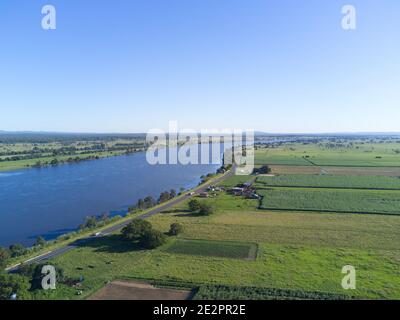 Das kleine Dorf Ulmarra am Fluss Clarence Northern New South Wales Australien Stockfoto