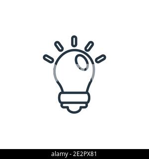 Vektorsymbol für die Kontur des Erstellers. Dünne Linie schwarz Schöpfer Symbol, flache Vektor einfache Element Illustration aus editierbaren Crowdfunding Konzept isolierte Schlaganfall Stock Vektor