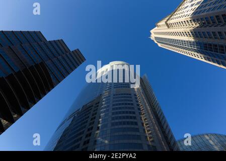 Chifley Tower ist ein Wolkenkratzer in Sydney, Australien. Wenn sie an der Spitze der Spitze gemessen, es ist das höchste Gebäude in Sydney. Stockfoto