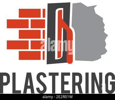 Vektor-Logo der Veredelung Firma auf Putz Stock Vektor