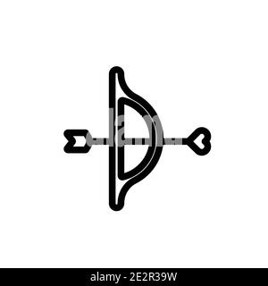 Cupcake Umriss Vektor-Symbol. Dünne Linie schwarz Cupcake Symbol, flache Vektor einfache Element Illustration von editierbaren Geburtstag und Party-Konzept isoliert o Stock Vektor