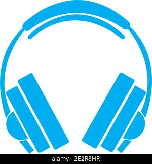 Kopfhörer Vektor-Symbol, Call-Center-Symbol Vektor-Illustration Design Stock Vektor