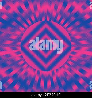 Ein abstraktes Halbton-Burst-Shape-Hintergrundbild. Stockfoto