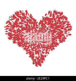 Schraffur Valentines Stock Vektor