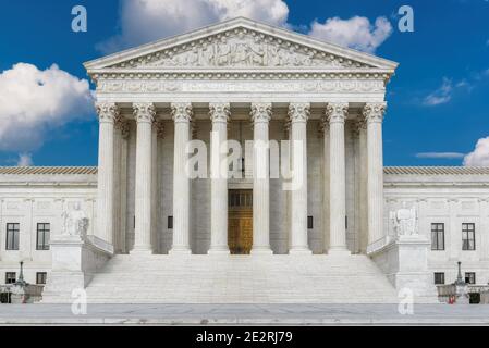 United States Supreme Court Gebäude in Washington DC, USA. Stockfoto