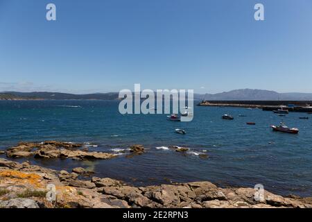 Hafen Finisterre, Galicien, Spanien Stockfoto