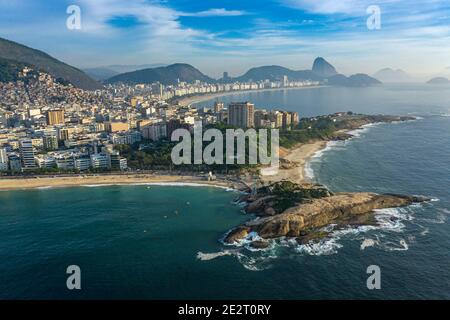 Wundervolle Stadt. Rio de Janeiro Stadt, Brasilien. Stockfoto