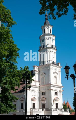 Rathaus, Kaunas, Litauen Stockfoto