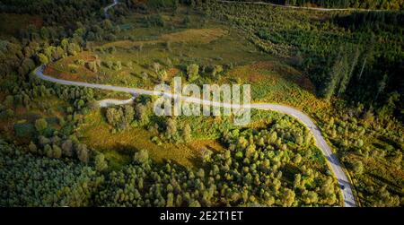 Duke's Pass, Trossachs & Loch Lomond National Park, Schottland, Großbritannien Stockfoto