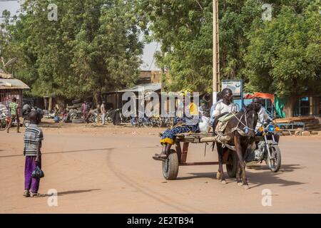 Das Dorf Sangha im Land der Dogon, Mali Stockfoto