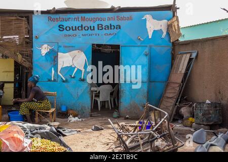 Das Dorf Sangha im Land der Dogon, Mali Stockfoto