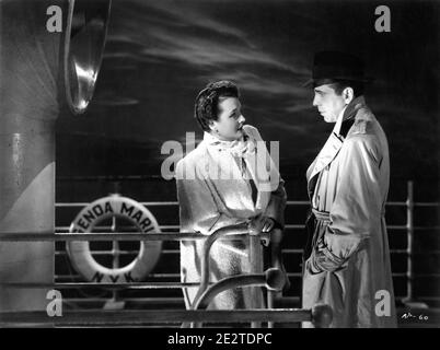 MARY ASTOR und HUMPHREY BOGART in ACROSS THE PACIFIC 1942 Regisseure JOHN HUSTON und VINCENT SHERMAN Warner Bros Stockfoto