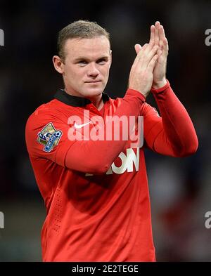 Aktenfoto vom 26-08-2013 von Wayne Rooney von Manchester United. Stockfoto