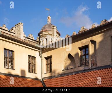 Golub-Burg (Zamek w Golubiu) in Golub-Dobrzyn. Polen Stockfoto