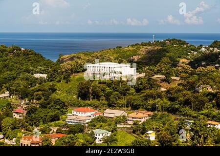 Parlament in Saint George's, Hauptstadt von Grenada Stockfoto