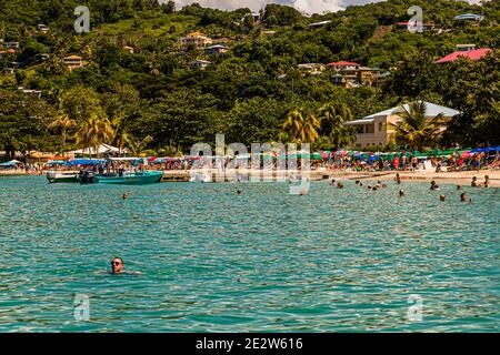 Grand Anse Beach at the Lime, Grenada Stockfoto