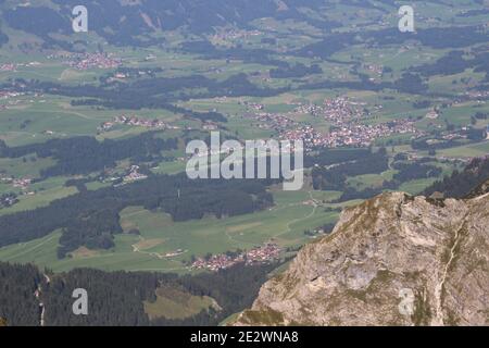 Impressionen aus Oberstdorf in Bayern Stockfoto