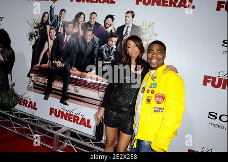 Tracy Morgan bei der Ankunft zur Weltpremiere "Tod am Bestattungsunternehmen", die am 12. April 2010 im Arclight Cinerama Dome in Los Angeles, CA, USA, stattfand. Foto von Lionel Hahn/ABACAPRESS.COM Stockfoto
