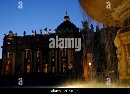 Ein Besuch im Herzen des Vatikans, des kleinsten Staates der Welt. Petersdom, Vatikanstadt am 2010. Januar. Foto von Eric Vandeville/ABACAPRESS.COM Stockfoto