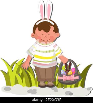 Vektor ostern Postkarte Stock Vektor