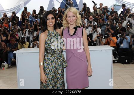 Liraz Charhi und Naomi Watts nehmen an der "Fair Game" Photocall Teil, die am 20. Mai 2010 beim 63. Filmfestival von Cannes in Cannes, Frankreich, vorgestellt wurde. Foto von Hahn-Nebinger-Orban/ABACAPRESS.COM Stockfoto