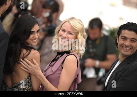 Liraz Charhi und Naomi Watts nehmen an der "Fair Game" Photocall Teil, die am 20. Mai 2010 beim 63. Filmfestival von Cannes in Cannes, Frankreich, vorgestellt wurde. Foto von Hahn-Nebinger-Orban/ABACAPRESS.COM Stockfoto