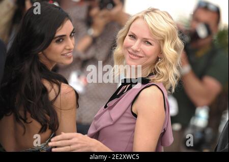 Liraz Charhi und Naomi Watts nehmen an der "Fair Game" Photocall Teil, die am 20. Mai 2010 beim 63. Filmfestival von Cannes in Cannes, Frankreich, vorgestellt wurde. Foto von Hahn-Nebinger-Orban/ABACAPRESS.COM Stockfoto