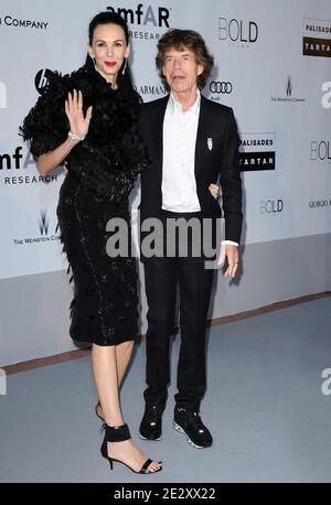 L'wren Scott und Mick Jagger nehmen an der amfAR's Cinema Against AIDS 2010 Benefit Gala Teil, die am 20. Mai 2010 im Hotel du Cap 'Eden Roc' in Antibes, Frankreich, stattfand. Foto von Hahn-Nebinger-Orban/ABACAPRESS.COM Stockfoto
