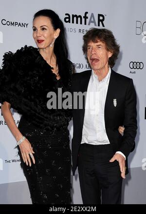 L'wren Scott und Mick Jagger nehmen an der amfAR's Cinema Against AIDS 2010 Benefit Gala Teil, die am 20. Mai 2010 im Hotel du Cap 'Eden Roc' in Antibes, Frankreich, stattfand. Foto von Hahn-Nebinger-Orban/ABACAPRESS.COM Stockfoto