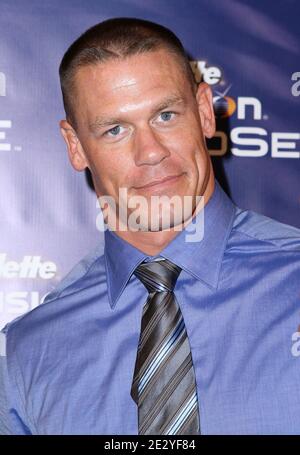 Der amerikanische Schauspieler, Hip-Hop-Musiker und Profi-Wrestler John Cena tritt am 15. Juni 2010 beim Gillette Fusion ProGlide 'Ultimate Summer Job' Contest im Hudson Hotel in New York City, NY, USA auf. Foto von Donna ward/ABACAPRESS.COM Stockfoto