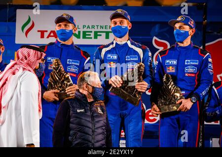 507 Sotnikov Dmitry (rus), Akhmadeev Ruslan (rus), Akhmatzianov Ilgiz (rus), Kamaz, Kamaz - Meister, Camion, LKW während t / LM Stockfoto