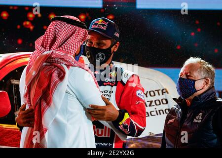 Während der Abschlussfeier Podium im King Abdullah International Stadium in Jeddah, in Saudi-Arabien am 15. Januar, / LM Stockfoto