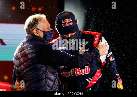Während der Abschlussfeier Podium im King Abdullah International Stadium in Jeddah, in Saudi-Arabien am 15. Januar, / LM Stockfoto