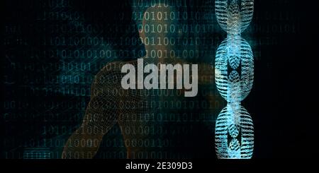 Cyber Security Industry und Secure System Network Platform Stockfoto