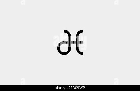 Buchstabe ae Monogramm Logo Design Vektor Illustration Stock Vektor