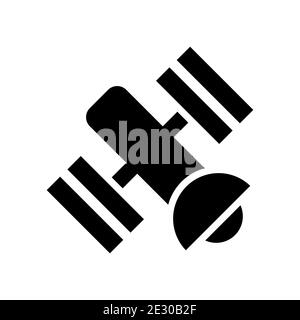 Space Satellite Icon Vector Template EPS10 Datei Stock Vektor
