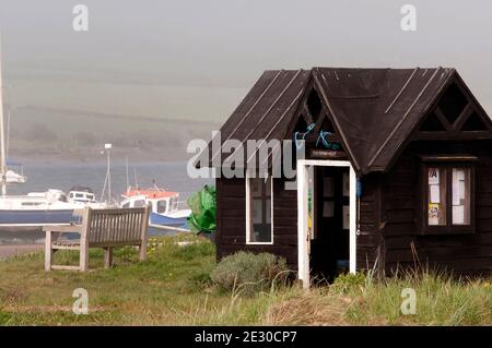 Alnmouth Fähre Hütte, Northumberland Stockfoto