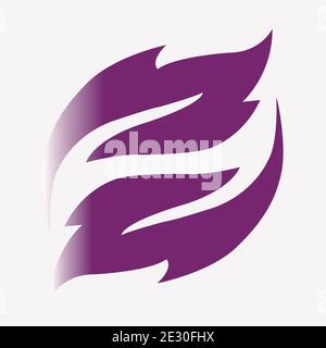 Anfangsbuchstabe Z Logo vectoir Stock Vektor