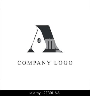Anfangsbuchstabe EIN Logo Vektor Design Stock Vektor