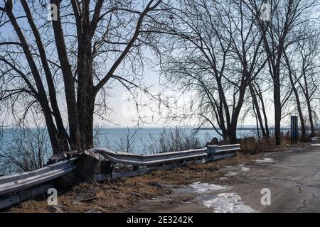 Stahlarbeiter Park, ehemaliger Standort der US-Stahlindustrie Süden arbeitet Stockfoto