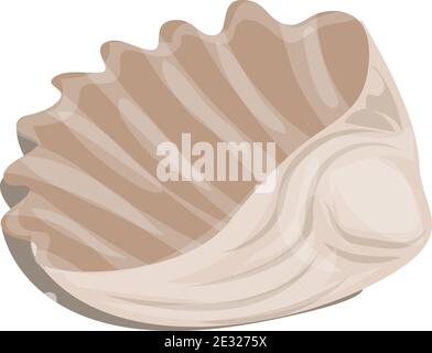 Pearl Sea Shell Ikone, Cartoon-Stil Stock Vektor