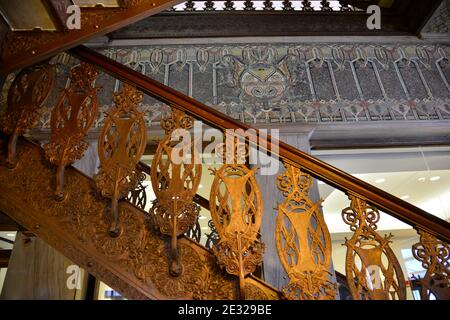 Interieur des Guaranty/Prudential-Gebäudes des Architekten Louis Sullivan in Buffalo, New York. Das Gebäude wurde 1895 erbaut Stockfoto