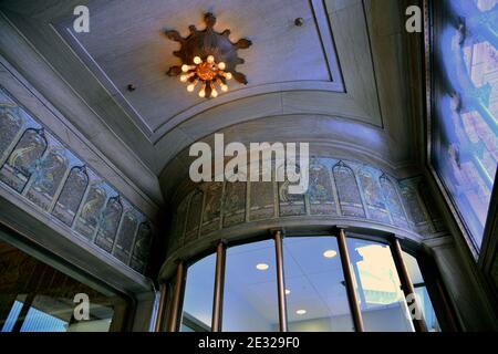 Interieur des Guaranty/Prudential-Gebäudes des Architekten Louis Sullivan in Buffalo, New York. Das Gebäude wurde 1895 erbaut Stockfoto