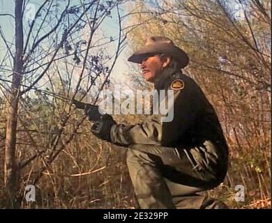 BORDERLINE 1980 AFD Film mit Charles Bronson als United Staaten Grenze Patrouille Agent Stockfoto