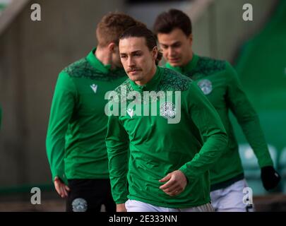 Scottish Premiership - Hibernian / Kilmarnock. Easter Road Stadium, Edinburgh, Midlothian, Großbritannien. Januar 2021. Hibs spielen Gastgeber von Kilmarnock in der Scottish Premier League an der Easter Road in Edinburgh. Foto zeigt: HibsÕ jüngste Unterzeichnung, Australian International, Jackson Irvine Kredit: Ian Jacobs/Alamy Live News Stockfoto